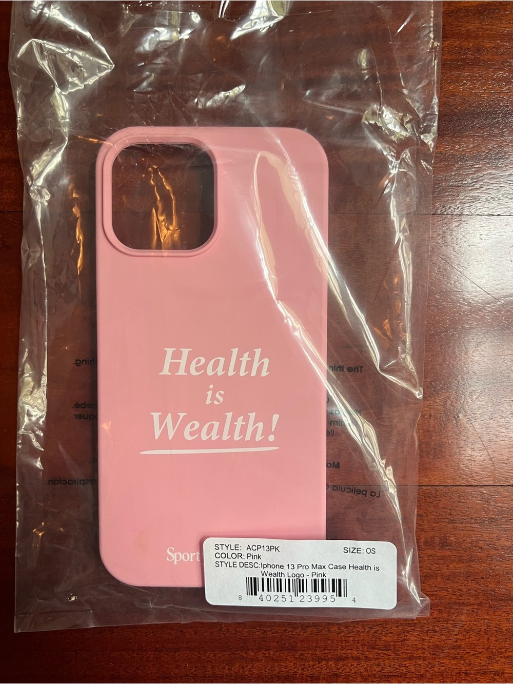 Sporty & Rich Pink iPhone 13 Pro Max Case